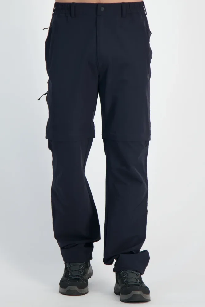 46 NORD Zip-Off Herren Wanderhose Grau, Herren, Größe: 48