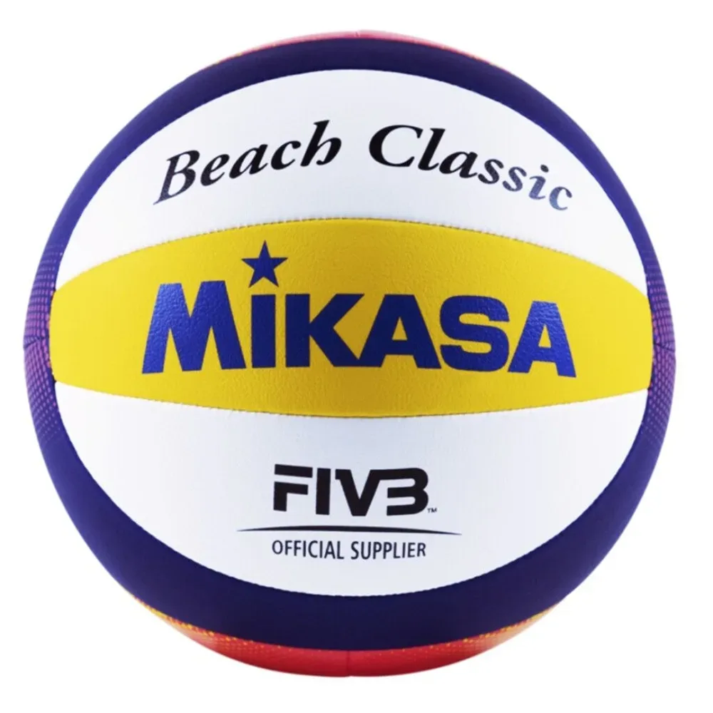 Mikasa BV551C Beach Volleyball Weiss, Herren, Größe: 0