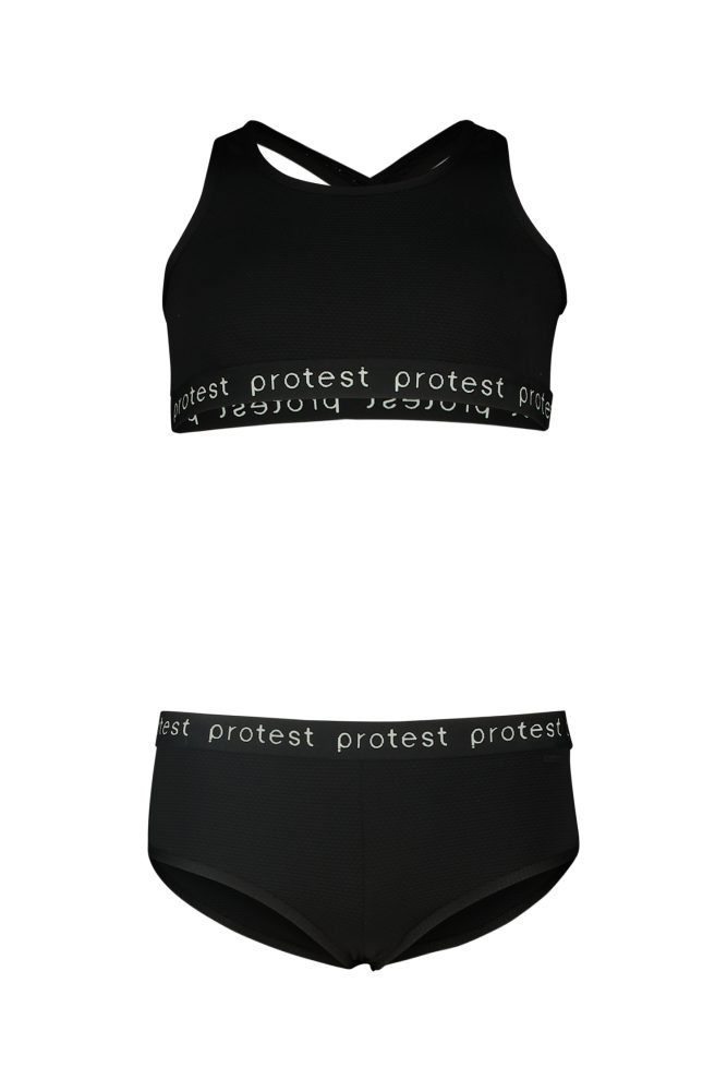Mädchen Bikini Prtbeau True Black Mädchen Schwarz 128