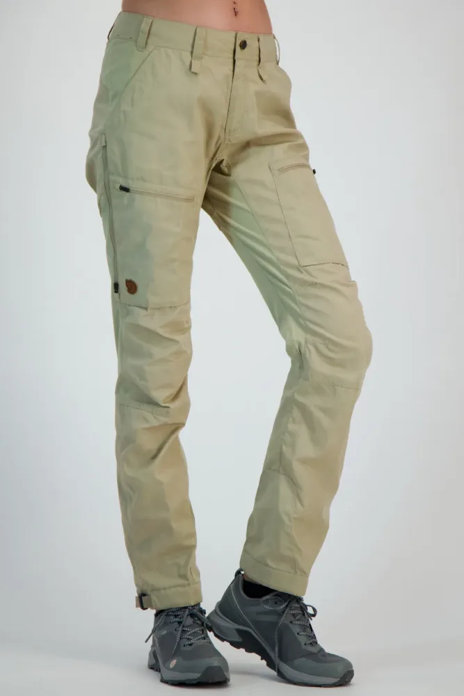 Fjällräven Abisko Lite Trekking Damen Wanderhose Beige, Damen, Größe: 36