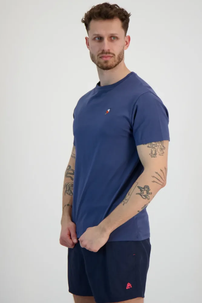 BEACH MOUNTAIN Herren T-Shirt Blau, Herren, Größe: S