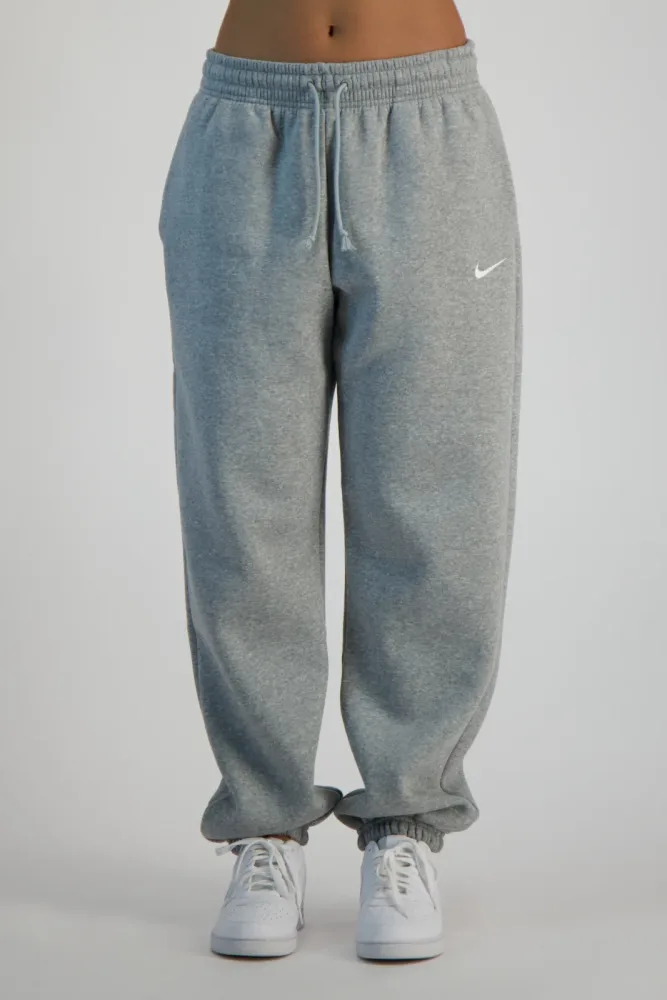 Nike Sportswear Phoenix Fleece Sweathose - Grey Heather M Damen