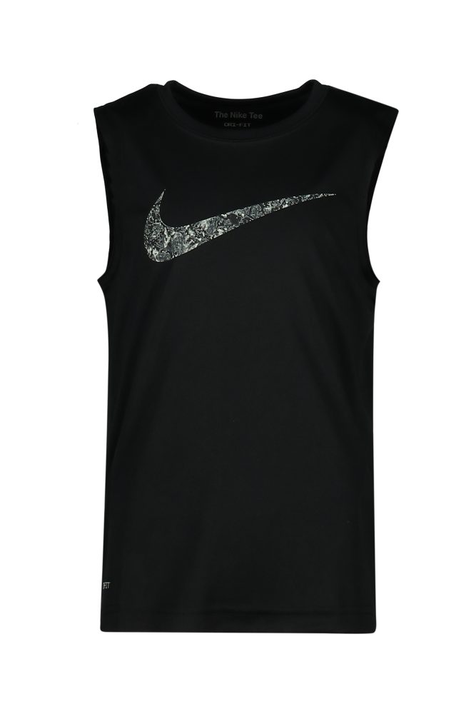 Nike Dri-FIT Swoosh Jungen Tanktop Schwarz, , Größe: 98