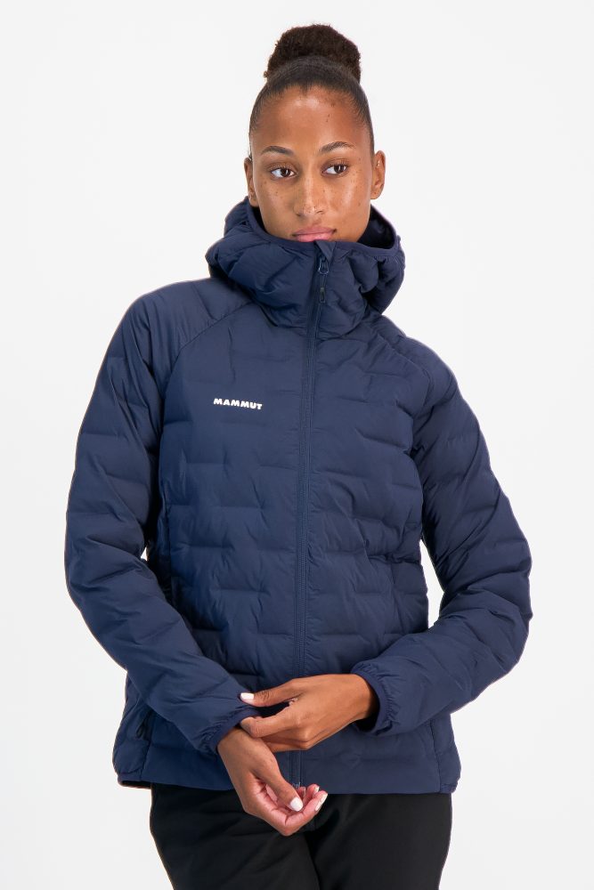 MAMMUT Sender Hooded Damen Outdoorjacke Blau, Damen, Größe: L