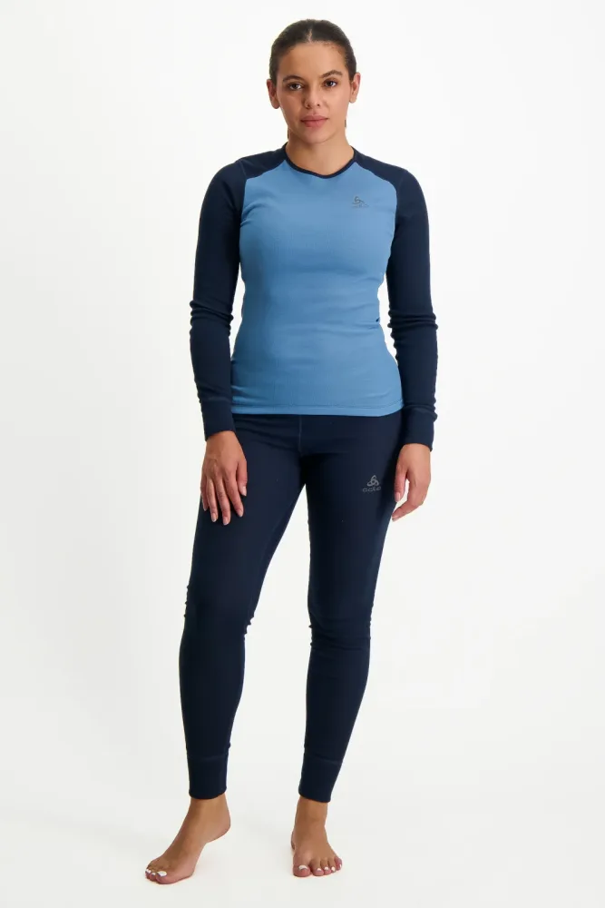 Odlo Active Warm Special Set Base Layer Set für Damen - Wandern, Ski & Snow - blau, XS