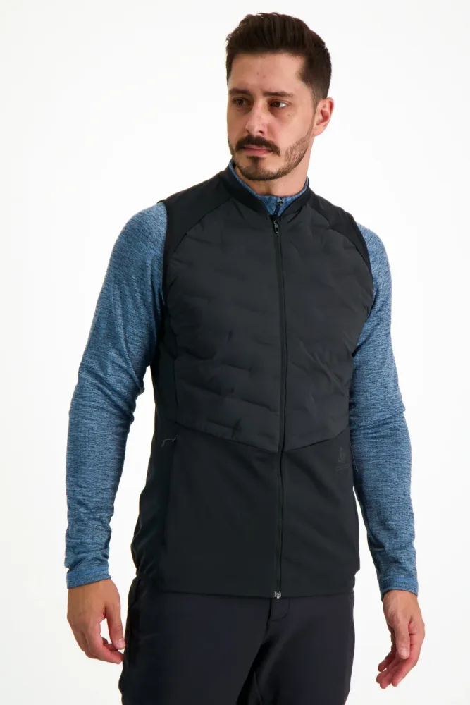 Odlo Zeroweight Insulator Laufweste für Herren - Skilanglauf, Running - schwarz, S