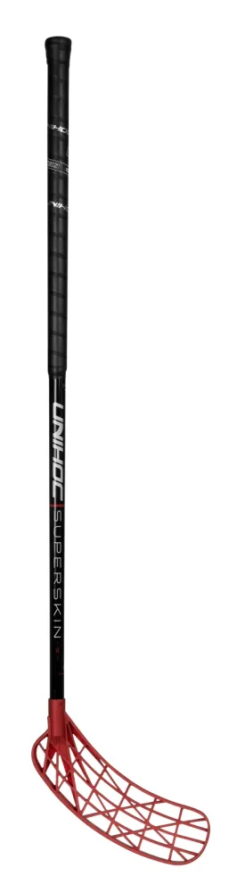 Unihoc Evolite Superskin 32 Kinder Unihockeystock Schwarz, , Größe: R