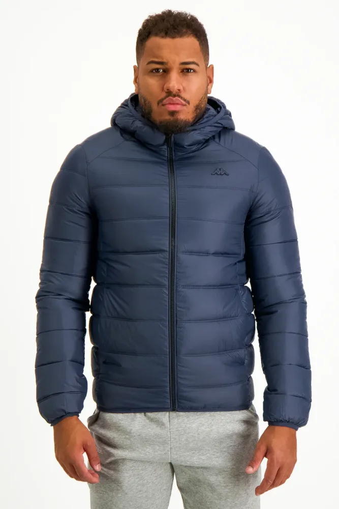 Kappa Jared Herren Steppjacke Blau, Herren, Größe: M