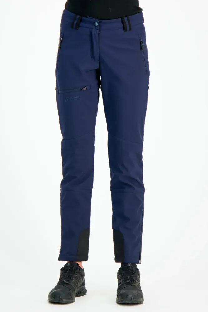 Maier Sports Adakit Damen Winterwanderhose Blau, Damen, Größe: 38