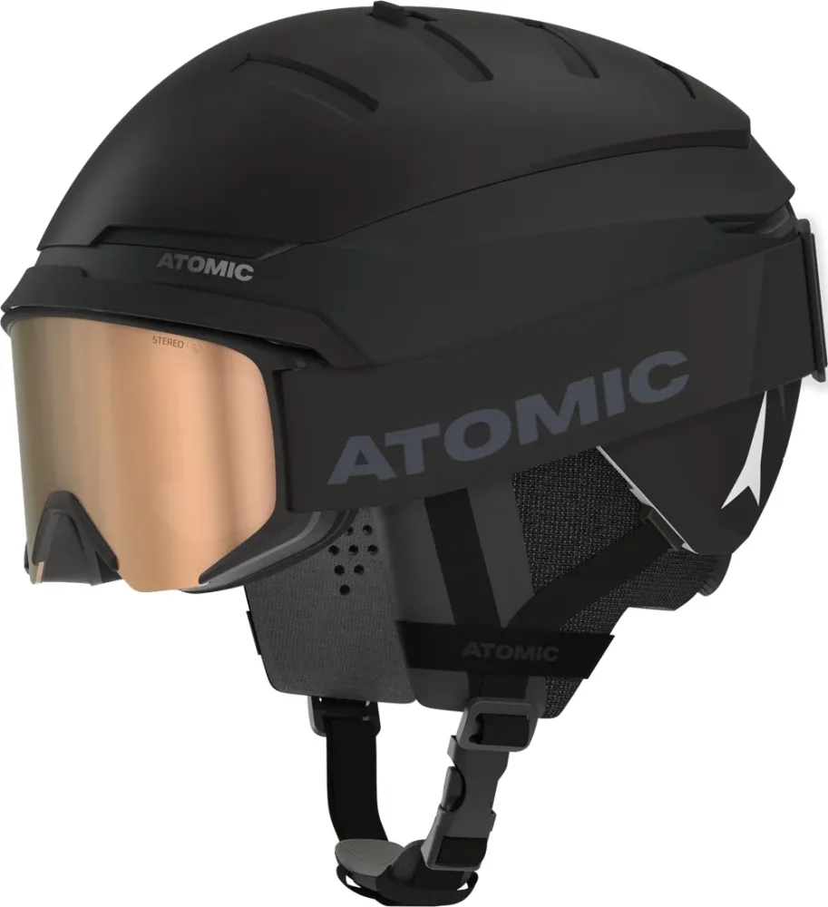 ATOMIC Savor GT + Savor Ultra Stereo Skihelm + Brille Schwarz, Herren, Größe: M