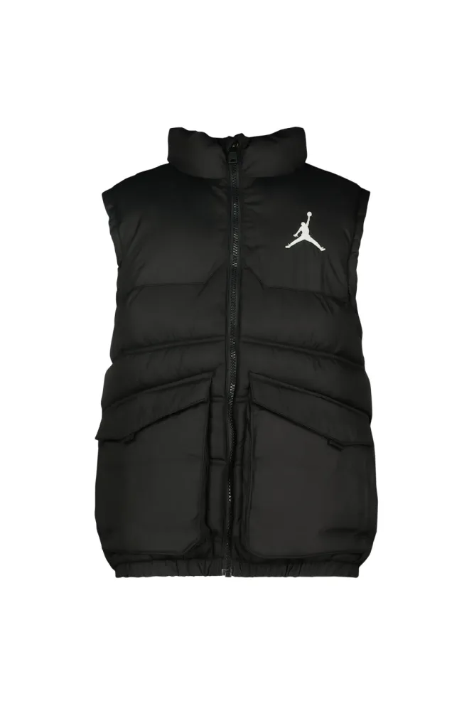 Jordan Puffer Filled Jungen Gilet Schwarz, , Größe: 128