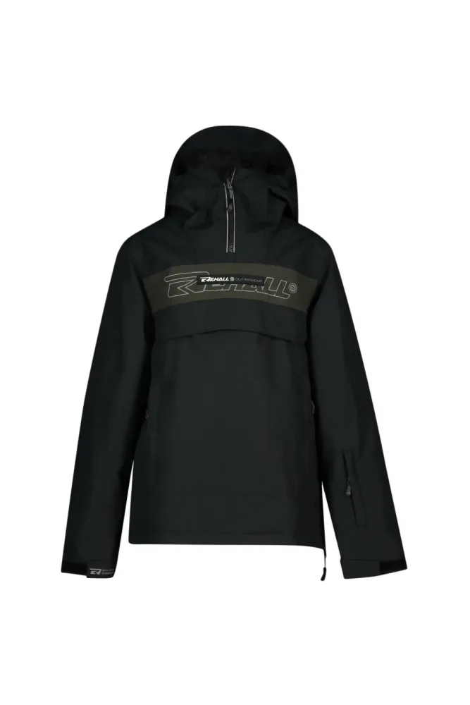 Rehall DENNIZ-R Jungen Ski-/Snowboardjacke Schwarz, , Größe: 128