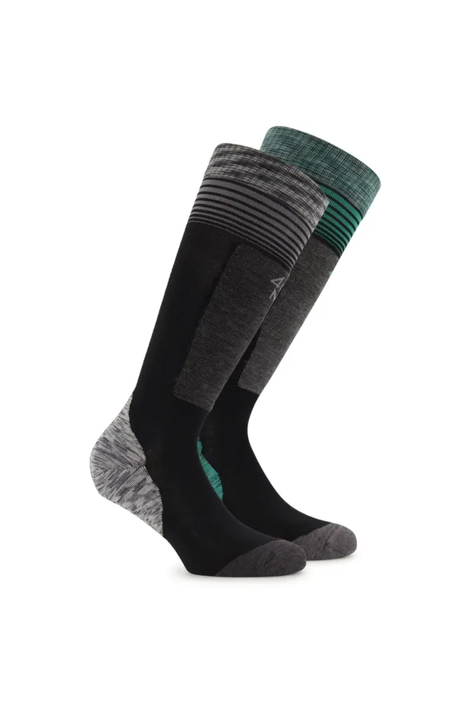 46 NORD 2-Pack 35-42 Damen Skisocken Schwarz, Damen, Größe: IV
