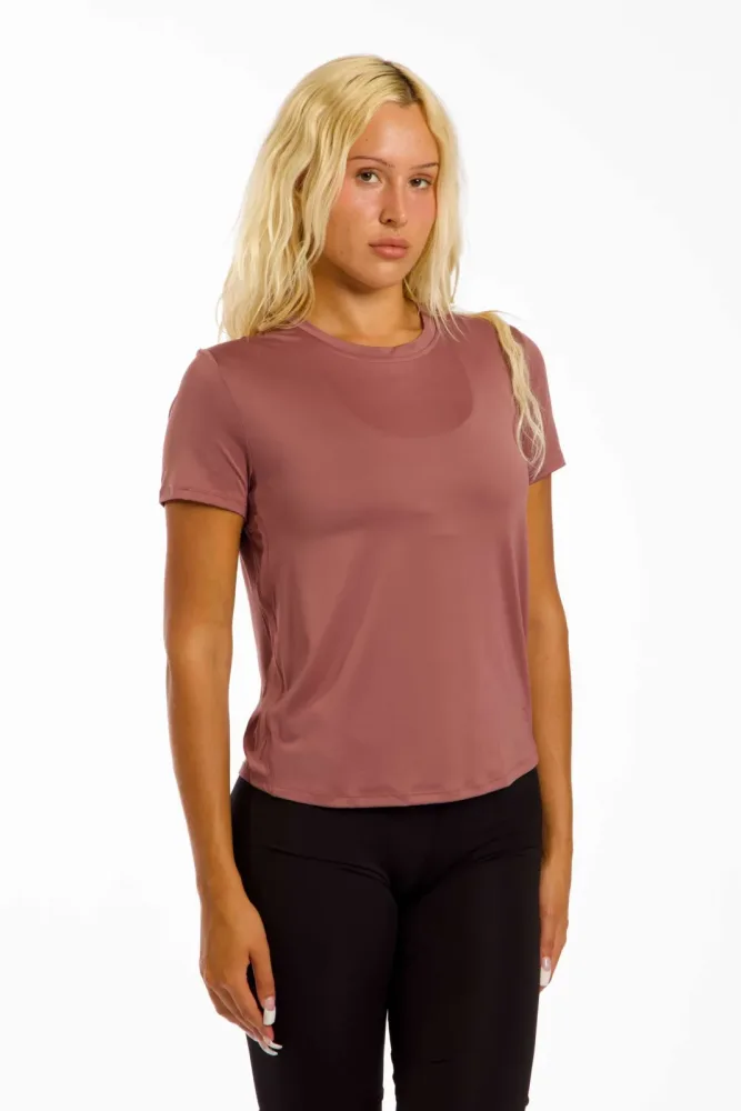 POWERZONE Damen T-Shirt Braun, Damen, Größe: XL
