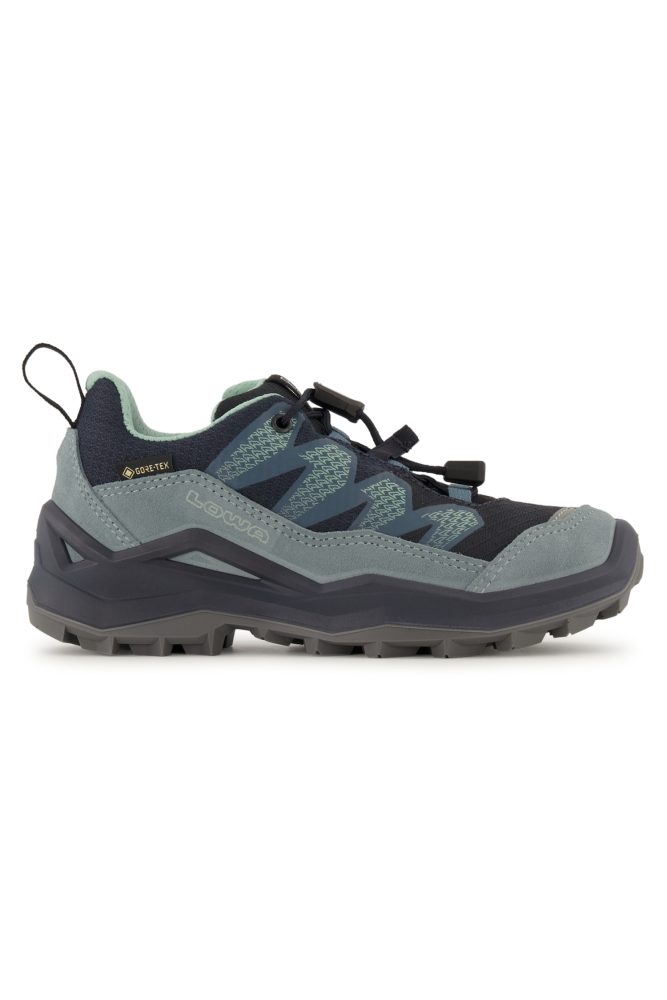 LOWA Maddox Pro Low Gore-Tex® 36-40 Kinder Trekkingschuh Blau, , Größe: 39