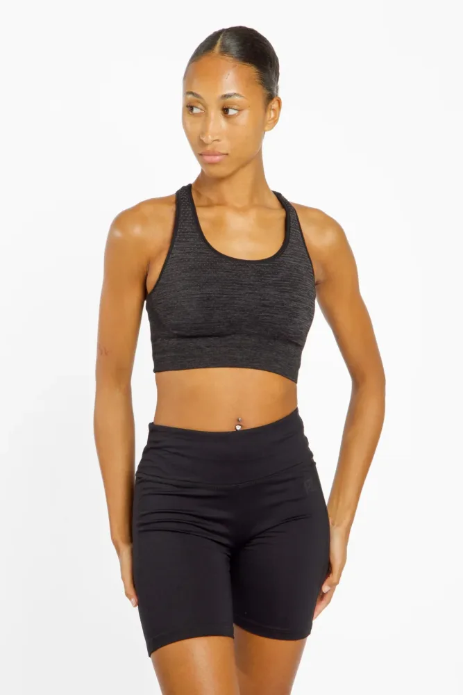 Odlo Seamless Medium - Padded Sport BH für Damen - Training, Radsport - schwarz, L