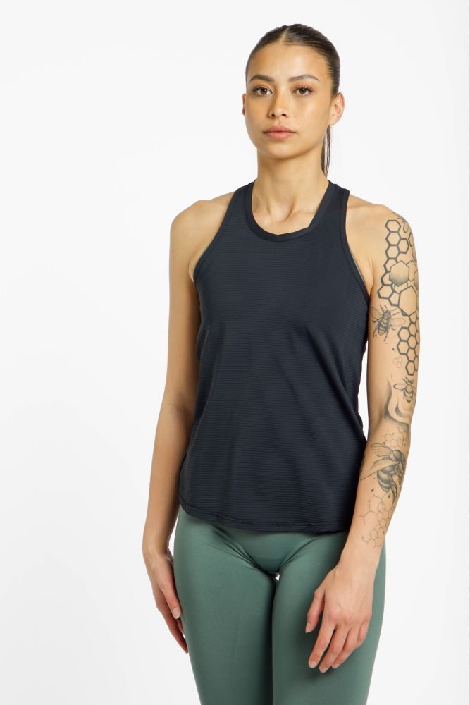 POWERZONE Damen Top Schwarz, Damen, Größe: XS
