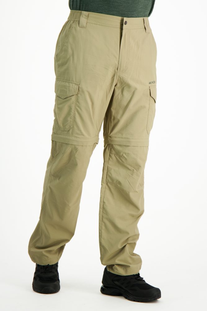 46 NORD Zip-Off Herren Wanderhose Beige, Herren, Größe: 52