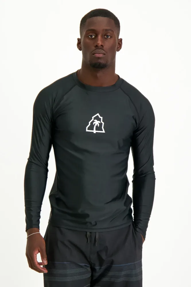 BEACH MOUNTAIN 50+ Herren Lycra Shirt Schwarz, Herren, Größe: S