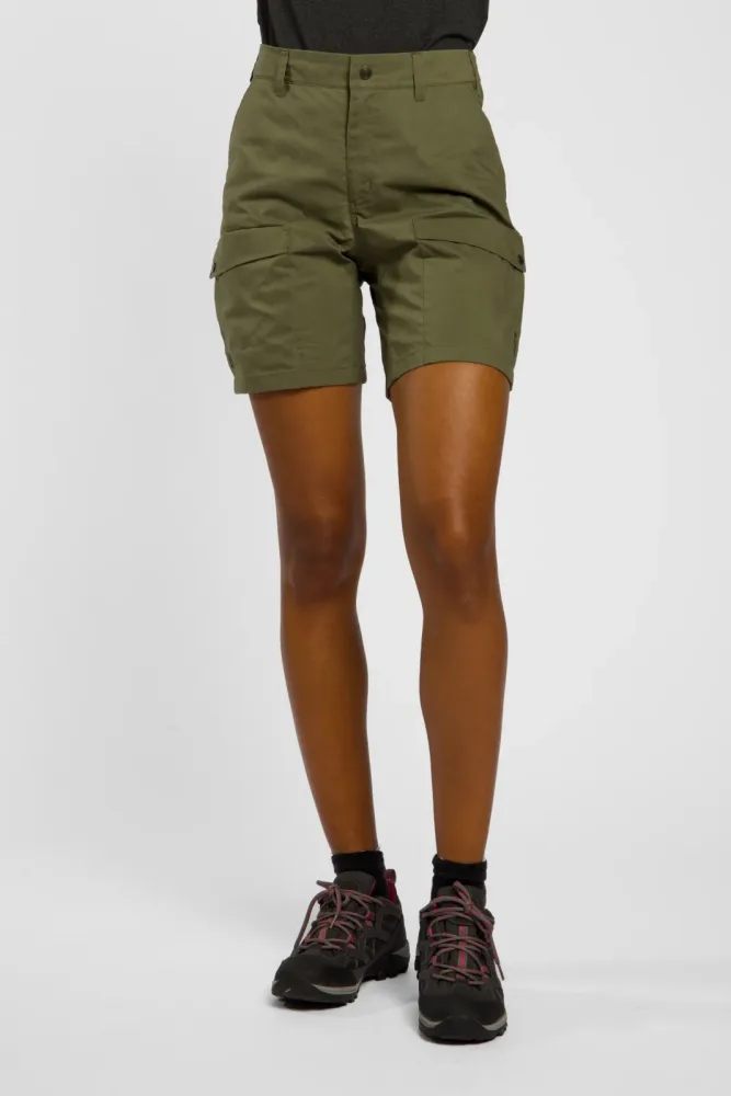 Fjällräven Abisko Hybrid Trail Damen Wandershort Grün, Damen, Größe: 38