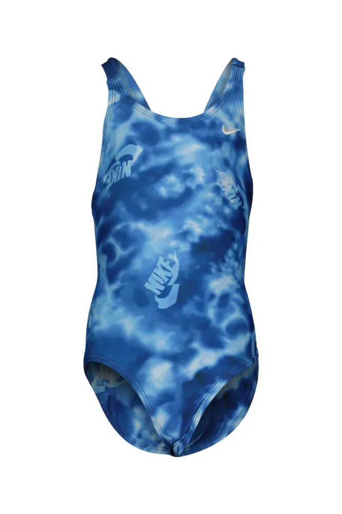 Nike Fastback Mädchen Badeanzug Blau, , Größe: M