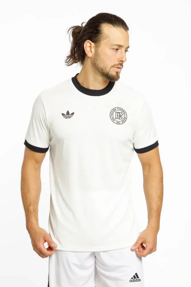 adidas Deutschland 125 Jubiläum Herren Fussballtrikot 2025 Weiss, Herren, Größe: S