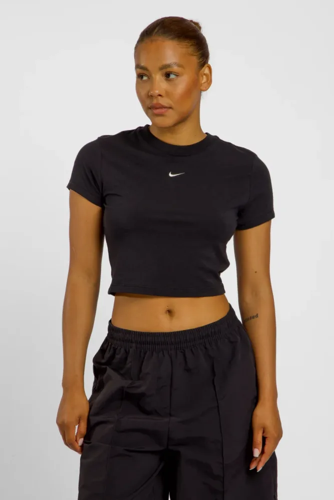 Nike Crop T-Shirt - Black XS Damen
