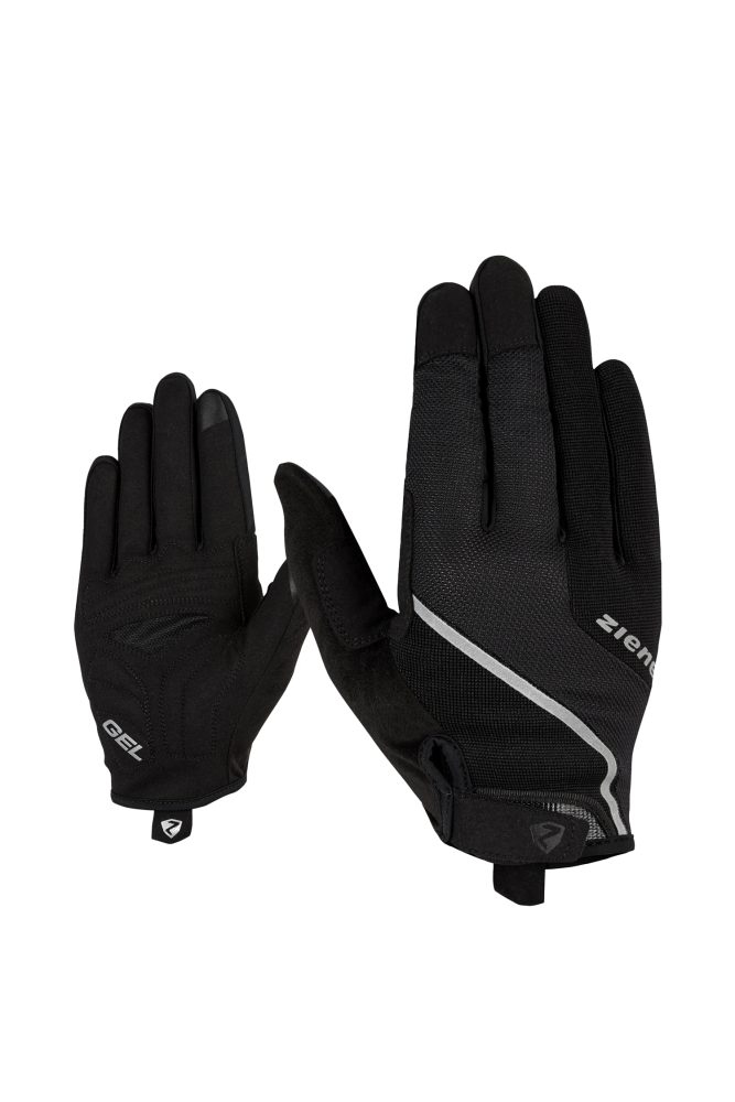 ziener Clyo Touch Long Herren Bikehandschuh Schwarz, Herren, Größe: 9