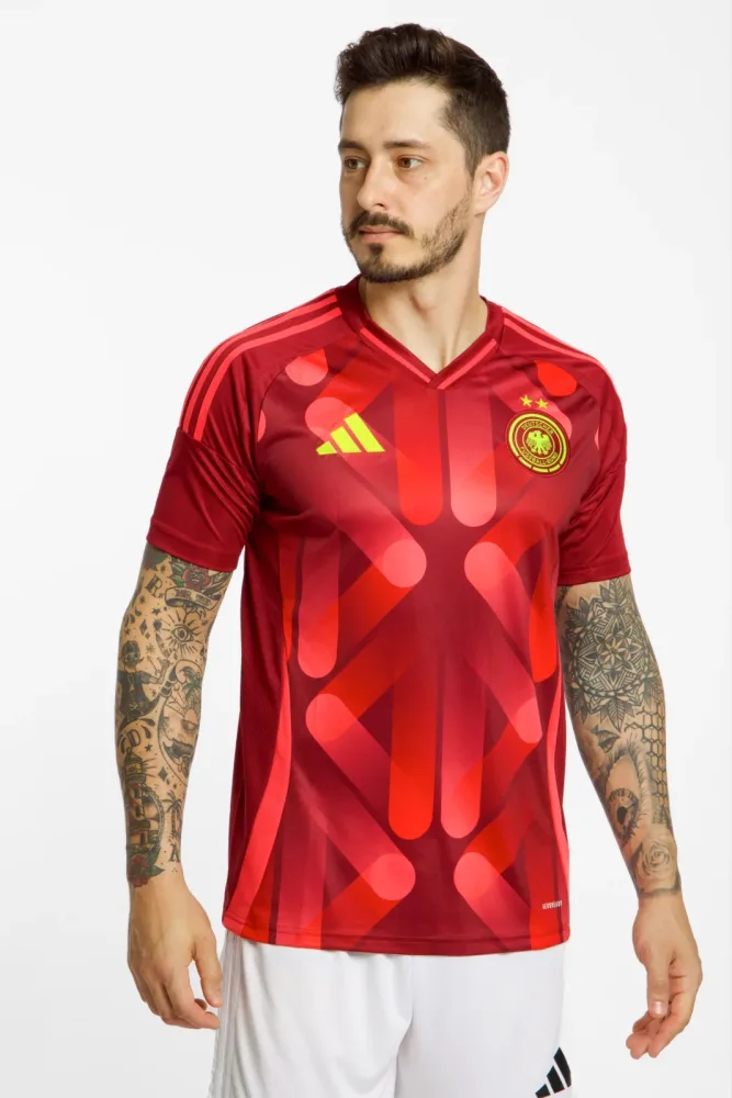 adidas - Fussball Trikot, M Deutschland Away, S, Weinrot