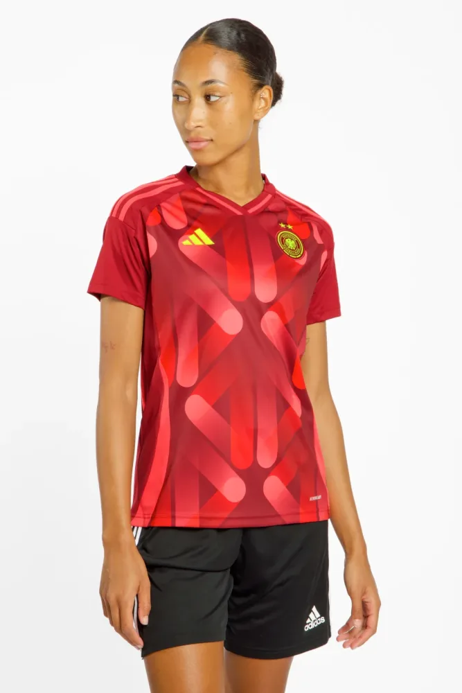 adidas - Fussball Trikot, W Deutschland Away, S, Weinrot