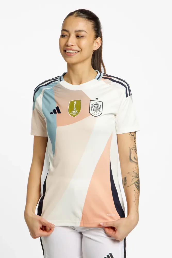 Nike Spanien Away Replica Damen Fussballtrikot Frauen EM 2025 Beige, Damen, Größe: XL