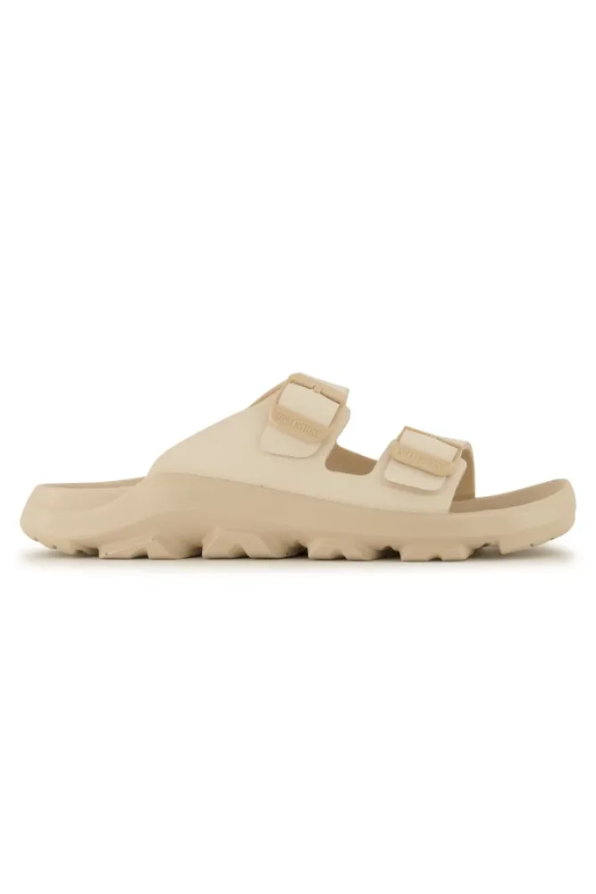 Birkenstock Mogami Terra Stealth Birko-Flor® Regular Fit Damen Slipper Beige, Damen, Größe: 38