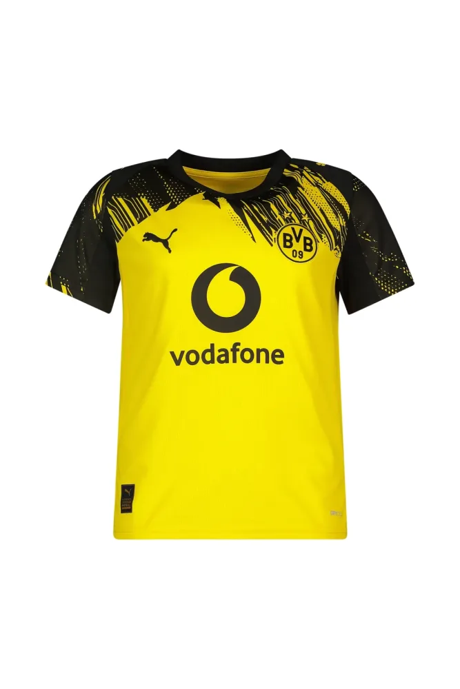 PUMA Borussia Dortmund Home Replica Kinder Fussballtrikot 25/26 Gelb, , Größe: 140