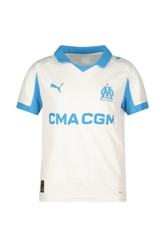 Olympique Marseille Home Replica Kinder Fussballtrikot 25/26