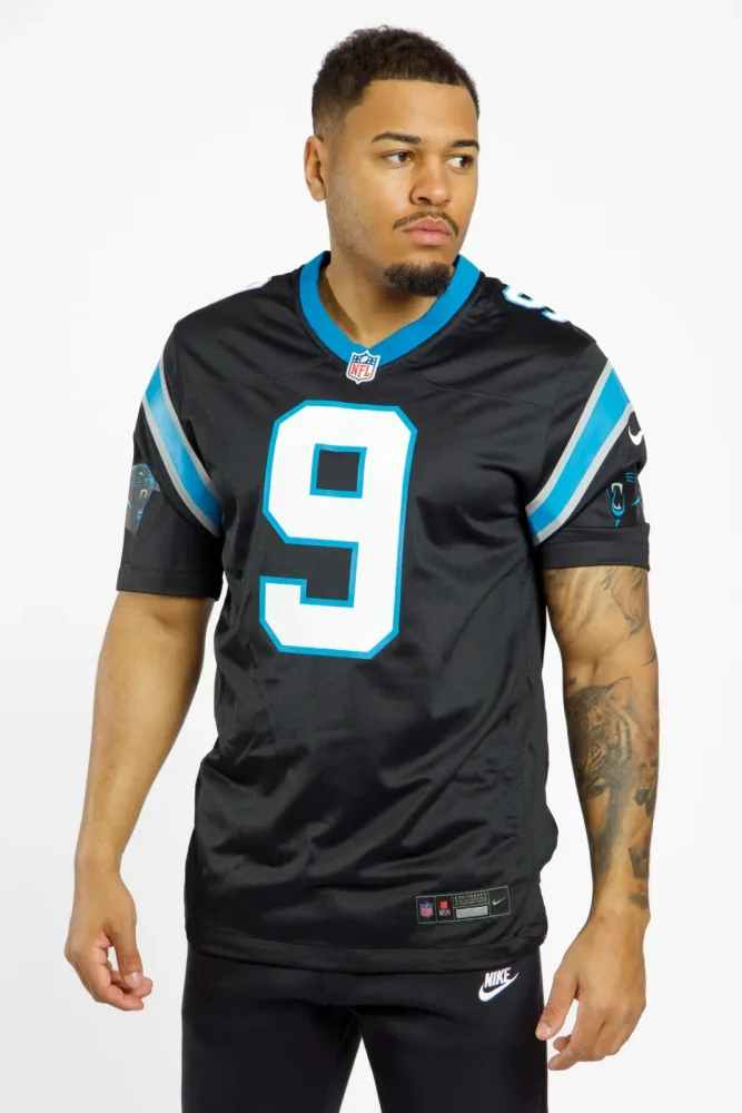 Nike Carolina Panthers Bryce Young Home Herren American Football Trikot 24/25 Schwarz, Herren, Größe: L