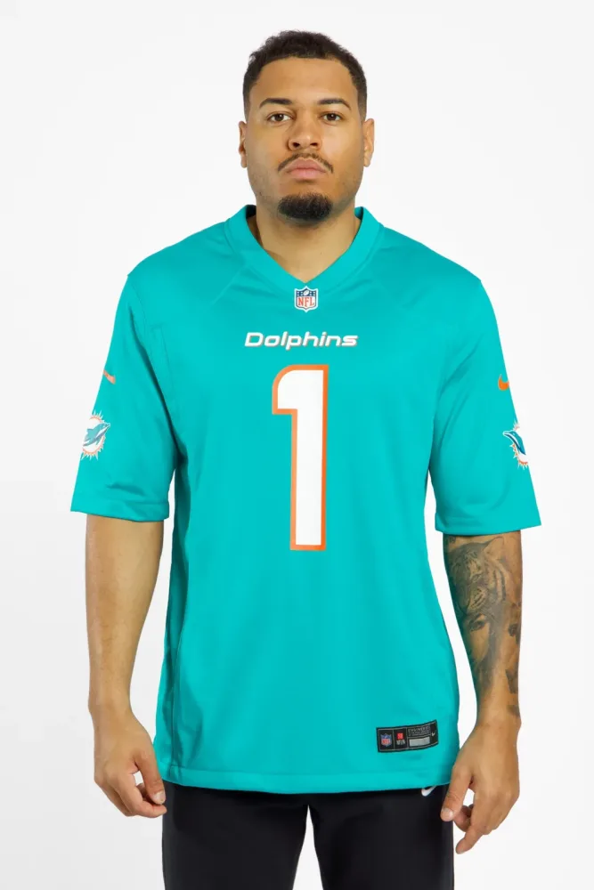 Nike Miami Dolphins Tua Tagovailoa Home Herren American Football Trikot 24/25 Grün, Herren, Größe: S