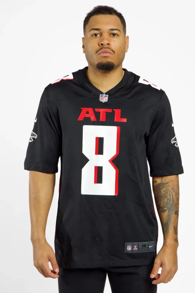 Nike Atlanta Falcons Kyle Pitts Home Herren American Football Trikot 24/25 Schwarz, Herren, Größe: S