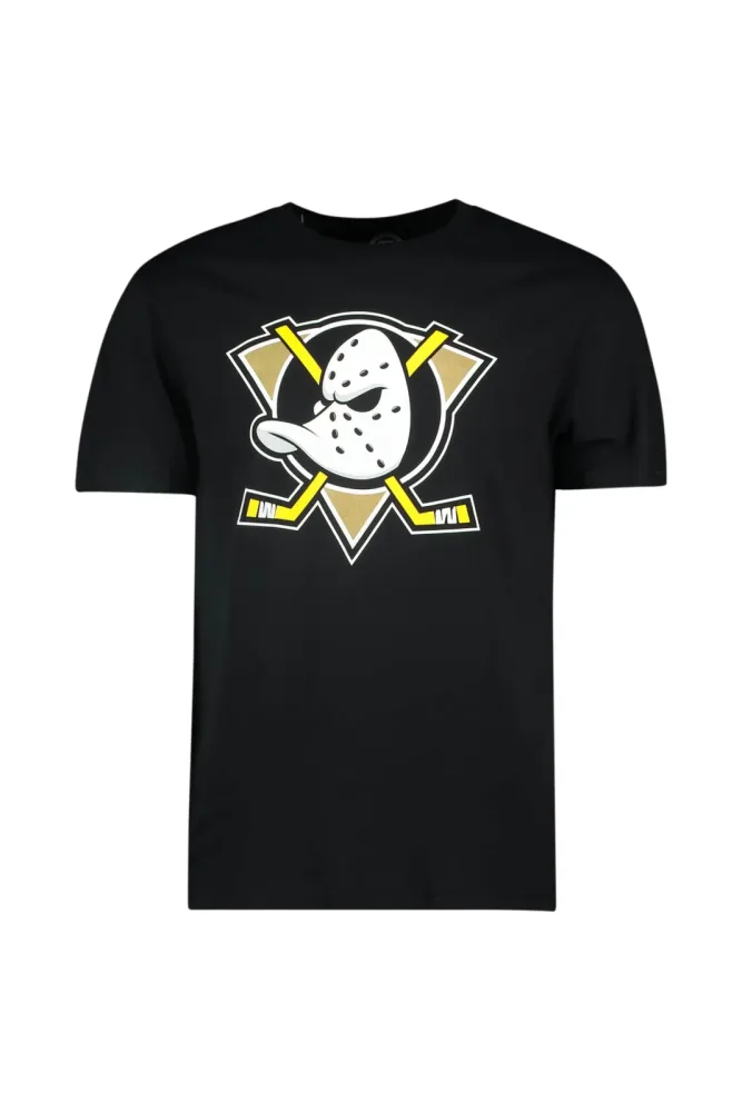 Fanatics Anaheim Ducks Primary Logo Herren T-Shirt Schwarz, Herren, Größe: XL