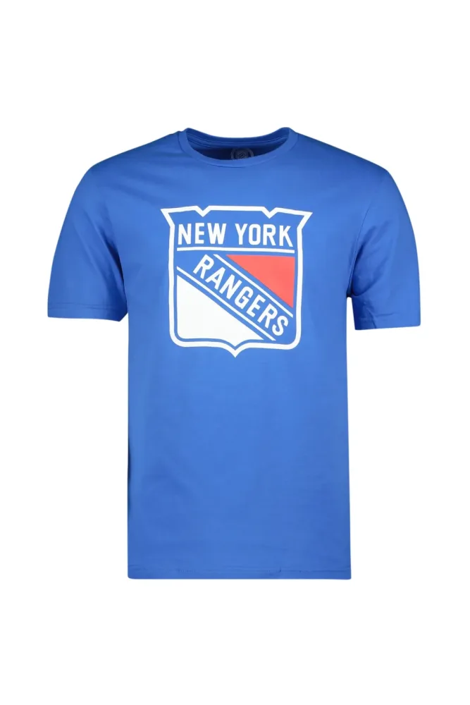 Fanatics New York Rangers Primary Logo Herren T-Shirt Blau, Herren, Größe: M
