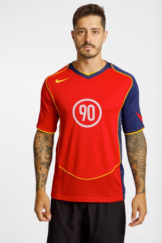 Nike Total 90 Dri-FIT Herren T-Shirt Rot, Herren, Größe: M