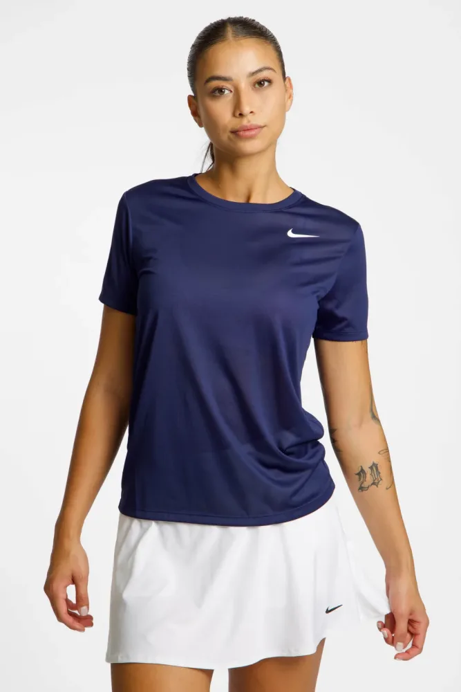 Nike Dri-FIT Damen T-Shirt Blau, Damen, Größe: XL