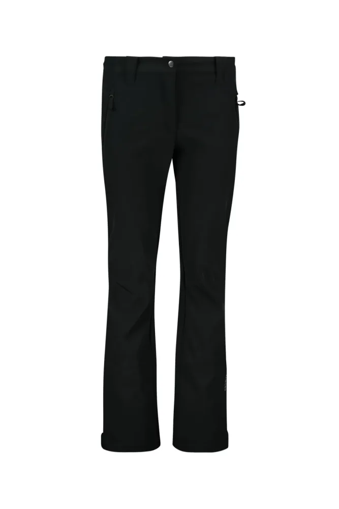 46 NORD Damen Softshellhose Schwarz, Damen, Größe: 38