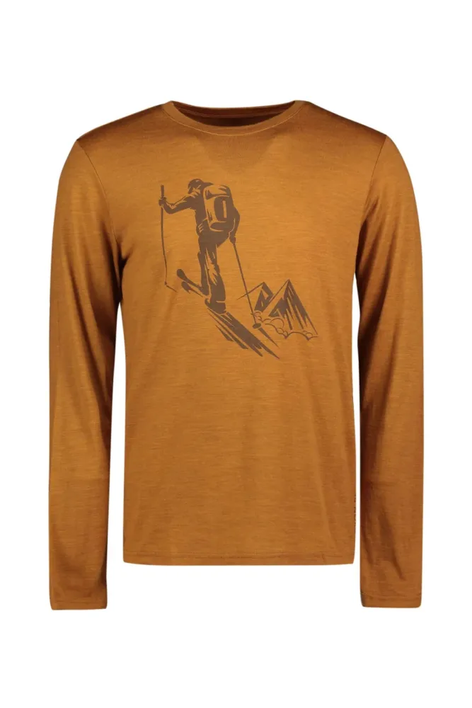 46 NORD Herren Longsleeve Beige, Herren, Größe: XXL