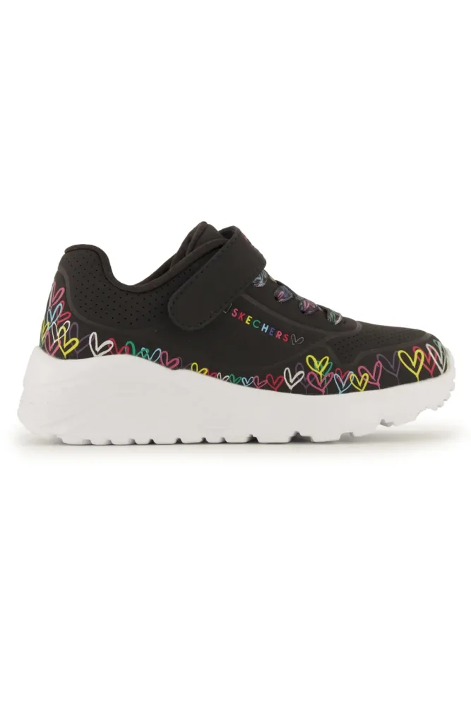 Skechers Uno Lite Kinder Sneaker Schwarz, , Größe: 33