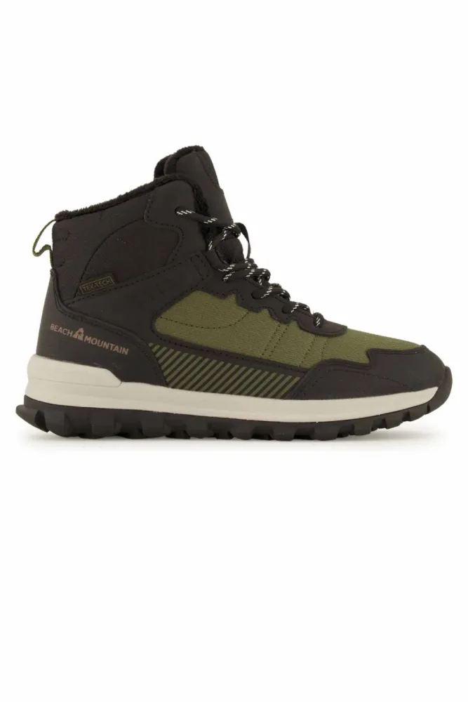 BEACH MOUNTAIN Gripshift Tex Kinder Winterschuh Grün, , Größe: 37