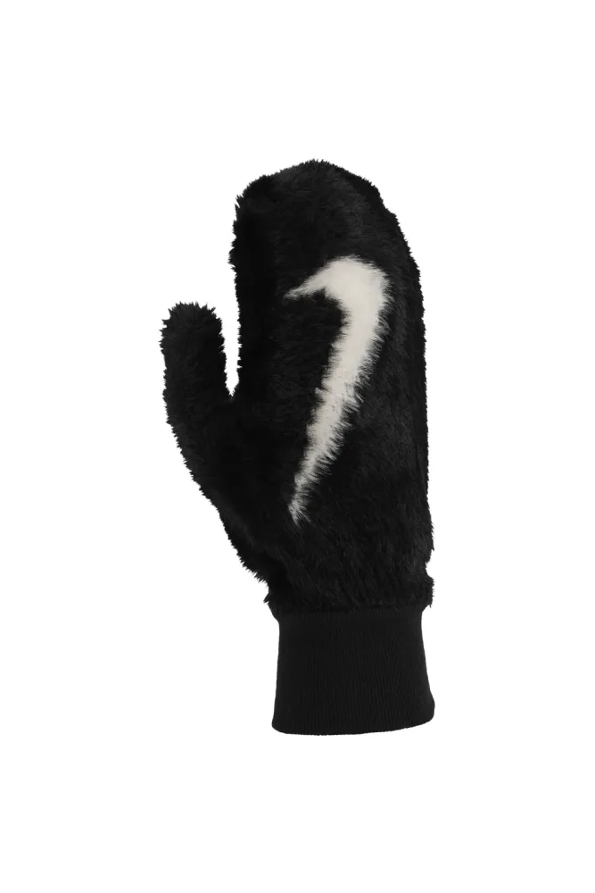 Nike Plush Knit Fausthandschuh Schwarz, Damen, Größe: M/L