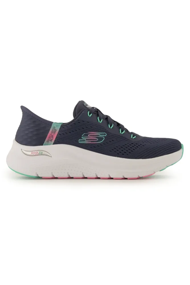 Skechers Slip-ins: Arch Fit 2.0 Damen Sneaker Blau, Damen, Größe: 41
