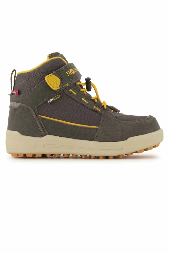 Trollkids Gryllefjord Mid Kinder Winterboot Grau, , Größe: 38