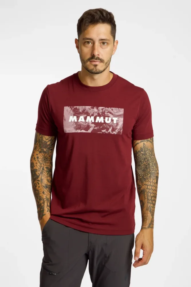 MAMMUT Trovat Logo Herren T-Shirt Rot, Herren, Größe: L