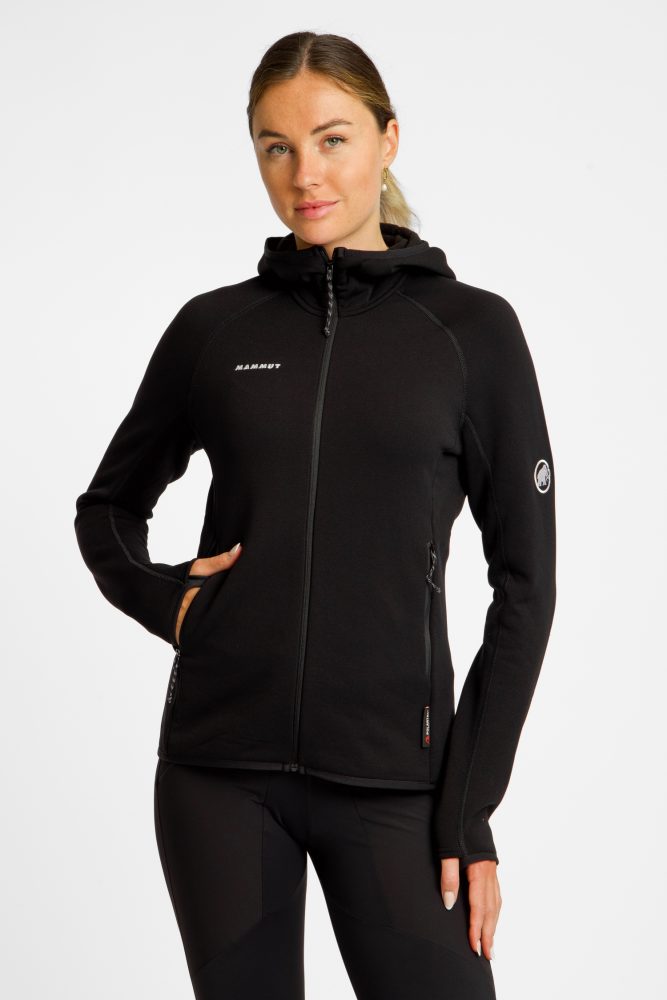 MAMMUT Aconcagua Hooded Damen Midlayer Schwarz, Damen, Größe: L